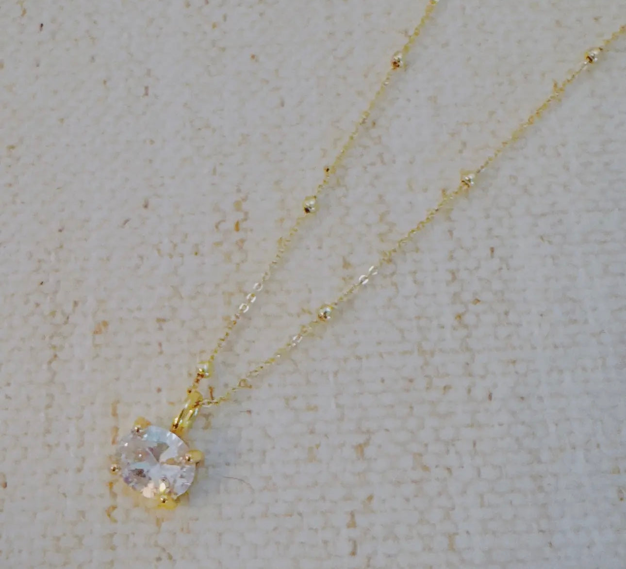 Oval Cut Pendant Necklace