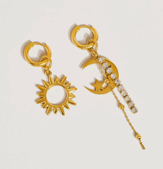 Moon & Sun Hoops